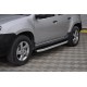 Бокові пороги Fullmond (2 шт, алюмін. профілю.) для Dacia Duster 2008-2018 рр