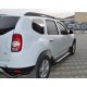 Бокові пороги Allmond Grey (2 шт., алюміній) для Renault Duster 2008-2017 рр