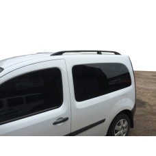 Рейлінги чорні Максі база, Пластикові ніжки для Renault Kangoo 2008-2020 рр