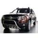 Кенгурятник без напису WT003 (нерж.) для Dacia Duster 2008-2018 рр