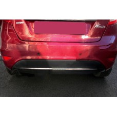 Кромка бампера (нерж.) для Ford Fiesta 2008-2017 рр