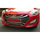 Накладки на нижню решітку тип 2 (нерж) для Hyundai I-30 2012-2017 рр
