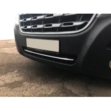 Смужка в бампер (нерж) для Renault Master 2011-2023 рр
