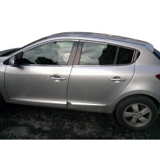 Верхня окантовка вікон (HB, 6 шт, нерж) для Renault Megane III 2009-2016 рр