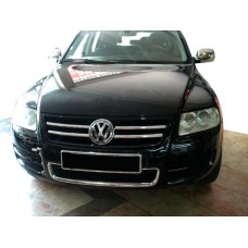 Накладки на решітку (4 шт, нерж) 2003-2008 для Volkswagen Touareg рр