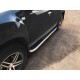 Бокові пороги Tayga Grey V2 (2 шт., алюміній) для Dacia Duster 2008-2018 рр