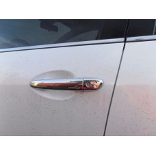 Накладки на ручки (4 шт, нерж) Без чіпа Carmos - Турецька сталь для Mazda 2 2007-2014 рр