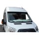Козирьок на лобове скло V1 (на клей, під фарбування) для Ford Transit 2014- рр