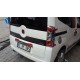 Накладка на стопи з вигином (2 шт, пласт) для Fiat Fiorino/Qubo