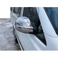 Накладки на дзеркала VITO 2004-2010 (2 шт) Carmos - турецька сталь для Mercedes Viano рр