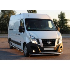 Передній захист ST016 (нерж.) для Renault Master 2011-2023 рр