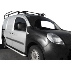 Бокові пороги Fullmond (2 шт., алюм.) для Renault Kangoo 1998-2008 рр