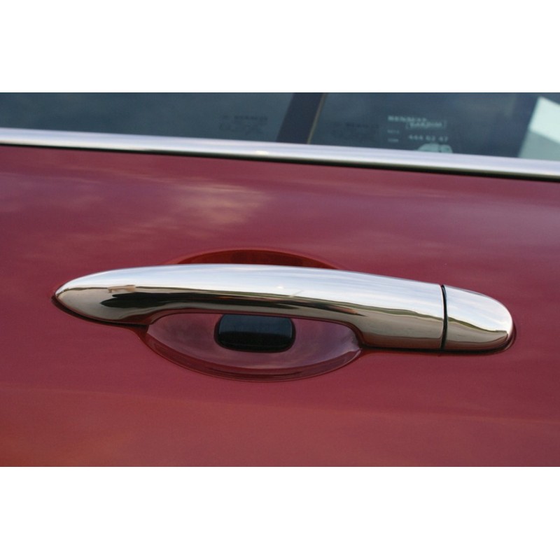 Накладки на ручки (4 шт., нерж.) Carmos - Турецька сталь для Renault Espace 2002-2014 рр