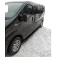 Бокові пороги Allmond Black (2 шт., Алюміній) Довга база для Nissan Primastar 2002-2014 рр