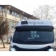Козирьок на лобове скло (чорний глянець, 5мм) для Fiat Ducato 2006-2025 рр