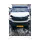 Козирьок на лобове скло V1 (чорний глянець, 5мм) для Iveco Daily 2014- рр