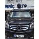 Козырек на лобовое стекло на раме V1 (черный глянец, 5мм) для Mercedes Sprinter W906 2006-2018 гг