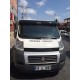 Козирьок на лобове скло (чорний глянець, 5мм) для Fiat Ducato 2006-2025 рр
