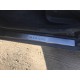 Накладки на пороги OmsaLine (4 шт, нерж) для Renault Megane III 2009-2016 рр