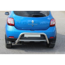 Задня дуга AK007 (нерж) для Dacia Sandero 2013-2020 рр