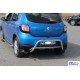 Задняя дуга AK007 (нерж) для Dacia Sandero 2013-2020 гг