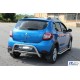 Задняя дуга AK007 (нерж) для Dacia Sandero 2013-2020 гг