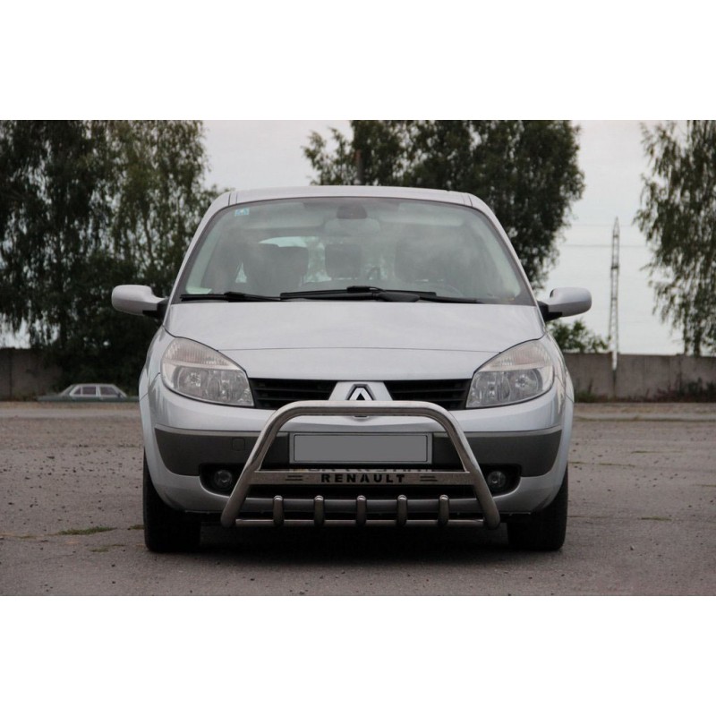 Кенгурятник WT004 (нерж.) для Renault Scenic/Grand 2003-2009 рр