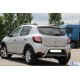 Задняя дуга AK007 (нерж) для Dacia Sandero 2013-2020 гг