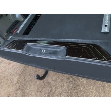 Накладка на поріг багажника Чорний Хром (нерж) для Mercedes Vito / V-class W447 2014- рр
