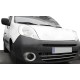 Накладки на передній бампер (2 шт, нерж) для Renault Kangoo 2008-2020 рр