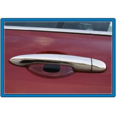 Накладки на ручки (нерж.) 4 шт, Carmos - Турецька сталь для Renault Koleos 2008-2016 рр