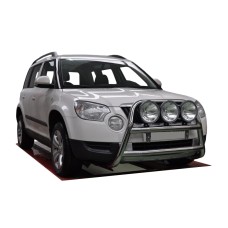 Кенгурятник WT018 (нерж.) для Skoda Yeti 2009-2017 гг