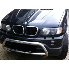 Кенгурятник WT015 (нерж) для BMW X5 E-53 1999-2006 рр