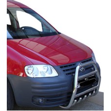 Кенгурятник QT007 (нерж) для Volkswagen Caddy 2004-2010 рр