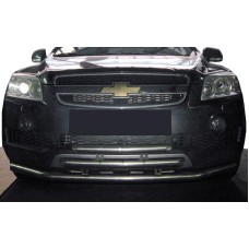 Передня потрійний захист (нерж.) для Chevrolet Captiva 2006-2019 рр
