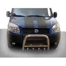 Передня дуга QT006 (нерж.) для Fiat Doblo I 2005-2010 рр