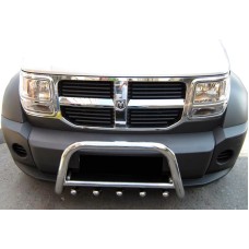 Передня дуга QT006 (нерж.) для Dodge Nitro 2007- рр