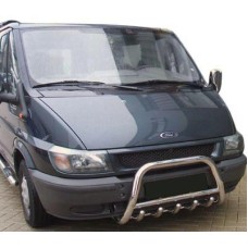 Кенгурятник WT003 (2000-2006, нерж.) для Ford Transit рр