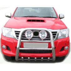 Кенгурятник QT007 (нерж.) для Toyota Hilux 2006-2015 рр