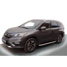 Бокові пороги Fullmond (2 шт., алюм.) для Honda CRV 2017-2022 рр