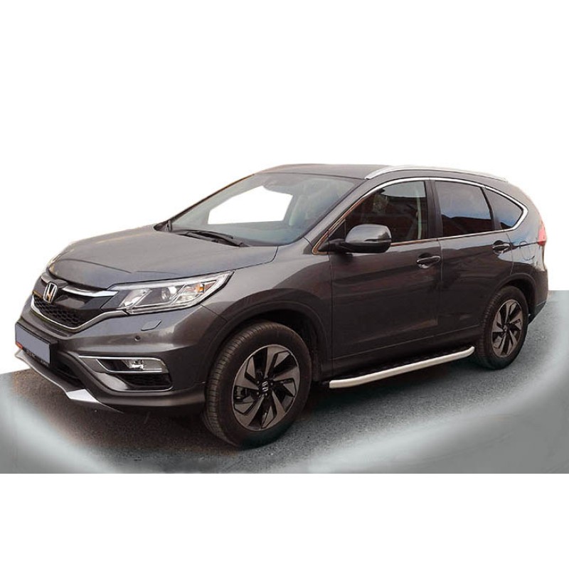 Бокові пороги Fullmond (2 шт., алюм.) для Honda CRV 2017-2022 рр