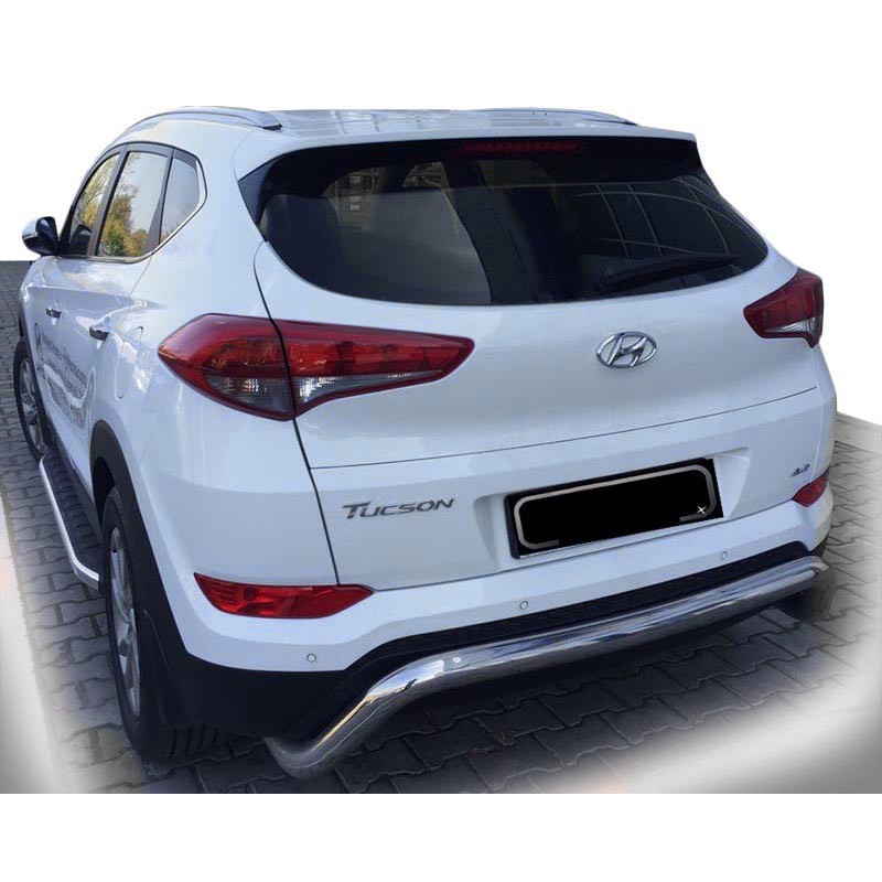 Задняя дуга AK007 (нерж.) для Hyundai Tucson TL 2016-2021 гг