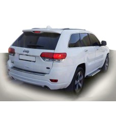 Бокові пороги Allmond Grey (2 шт., алюміній) для Jeep Grand Cherokee WK2 2010-2021 рр