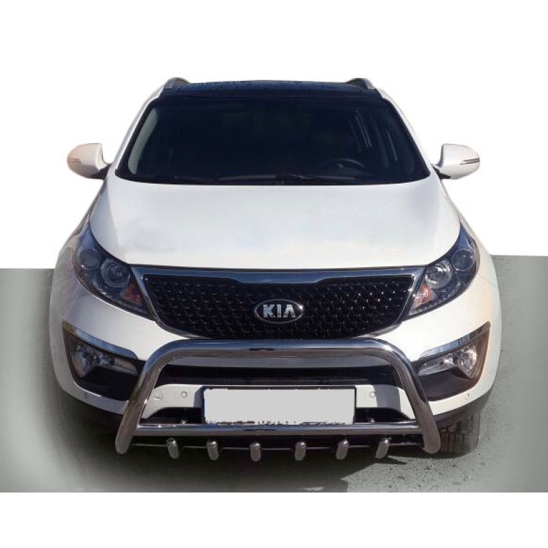 Кенгурятник WT003-1 (нерж.) для Kia Sorento XM 2009-2014 гг