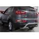 Задня дуга AK007 (нерж.) для Kia Sportage 2010-2015 рр