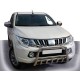 Кенгурятник WT003 (нерж) для Mitsubishi L200 2015-2025 гг