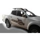 Рейлінги (з поперечками) Сірий колір для Fiat Fullback 2016- рр