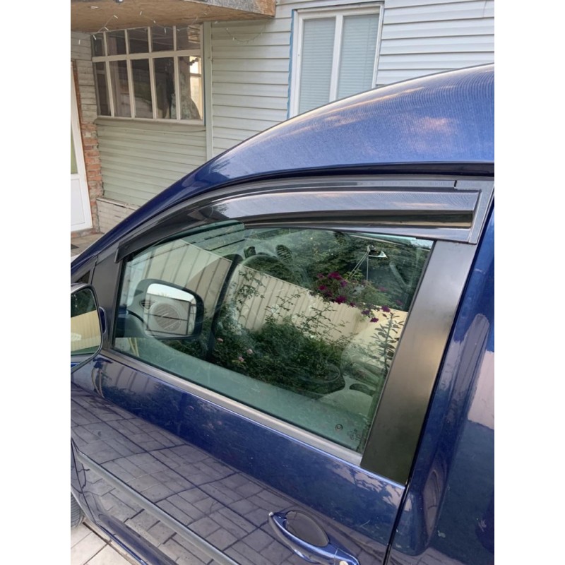 Ветровики (2 шт, Sunplex Sport) для Volkswagen Caddy 2010-2015 гг