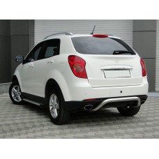 Задня дуга AK006 (нерж) для SsangYong Korando 2010-2019 рр