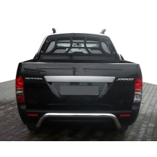 Задній кенгурятник AK006 (нерж) для SsangYong Action 2005-2018 рр